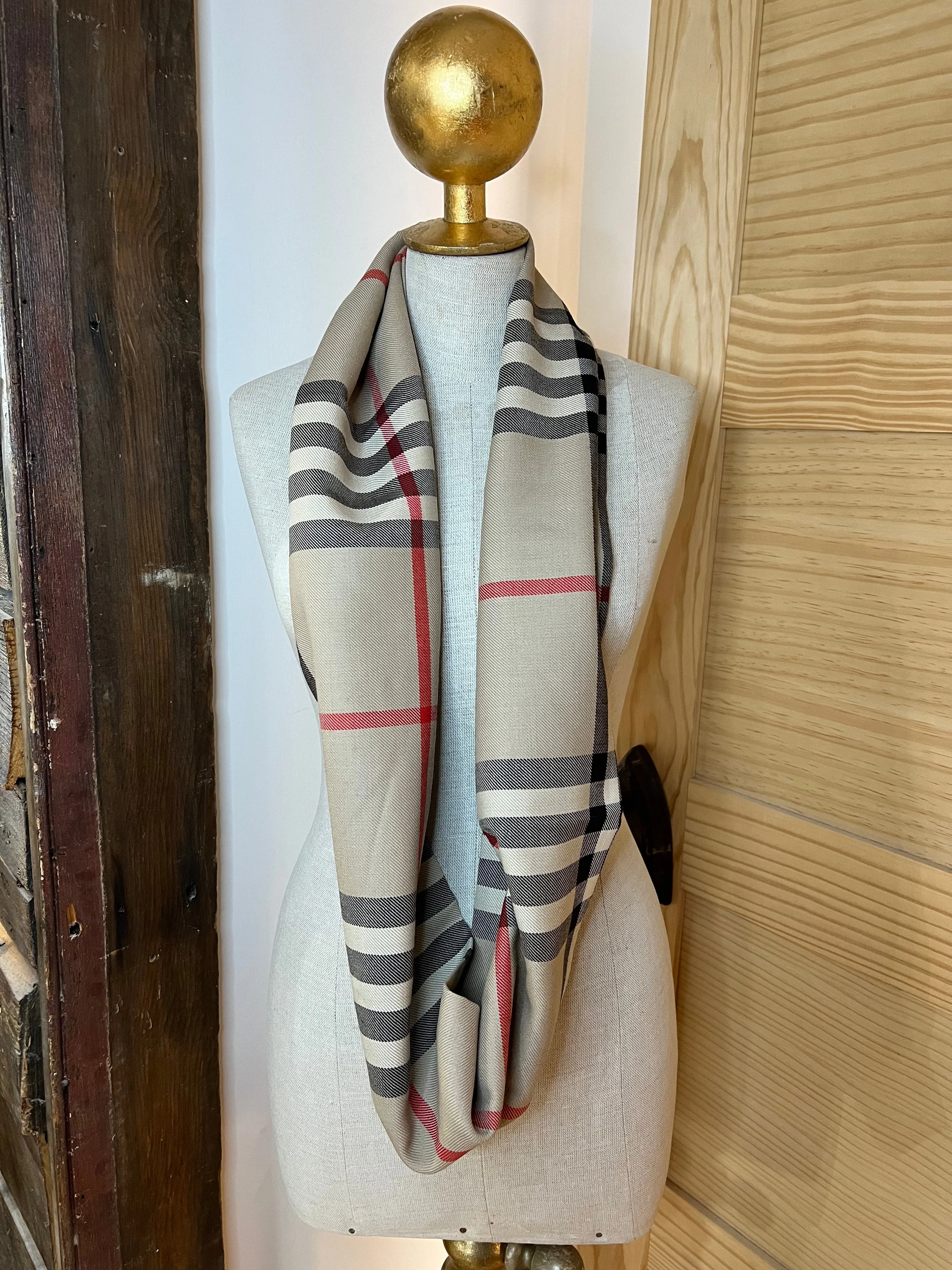 100% Wool Infinity Scarf