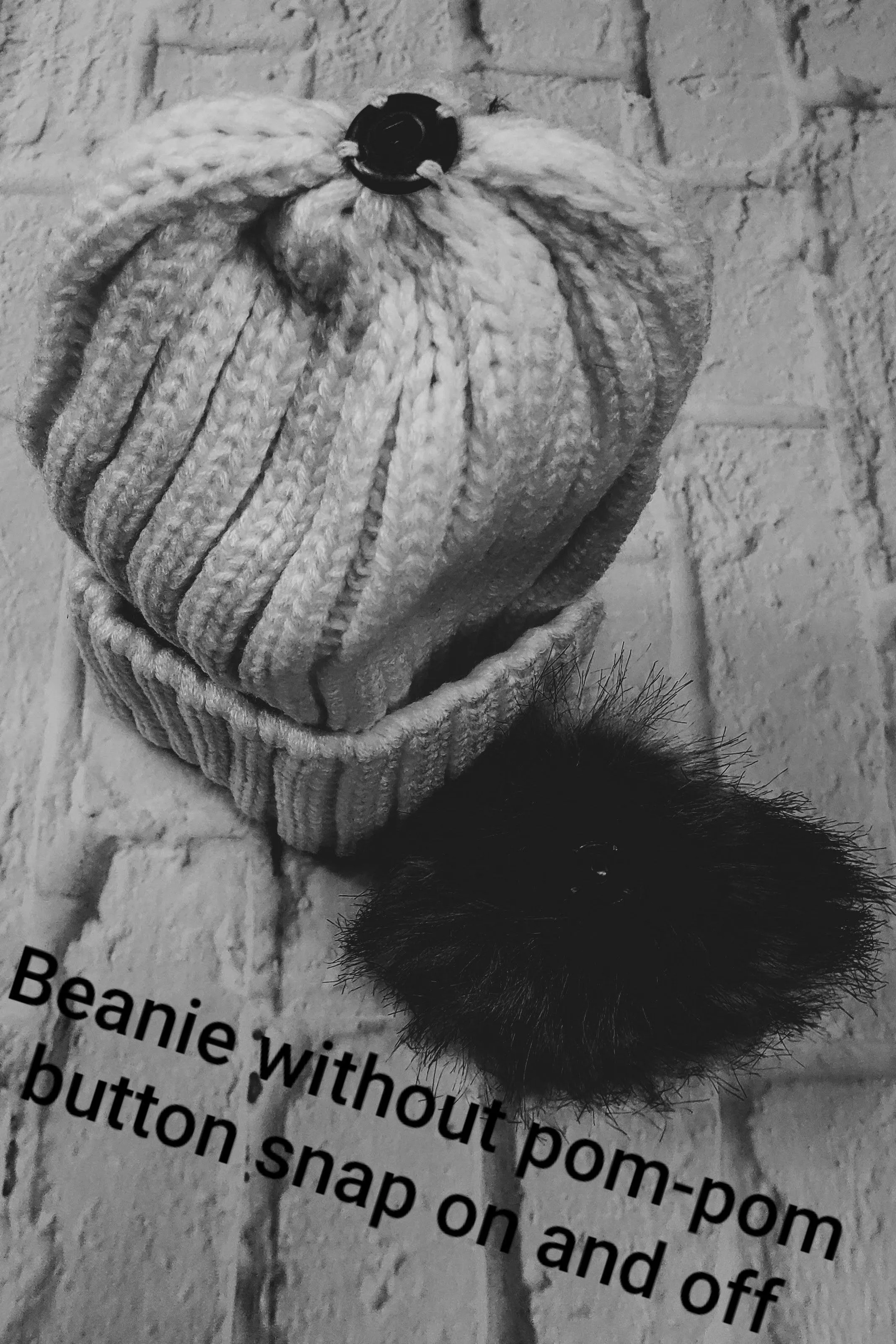 #5 Navy Pom-Pom Beanie