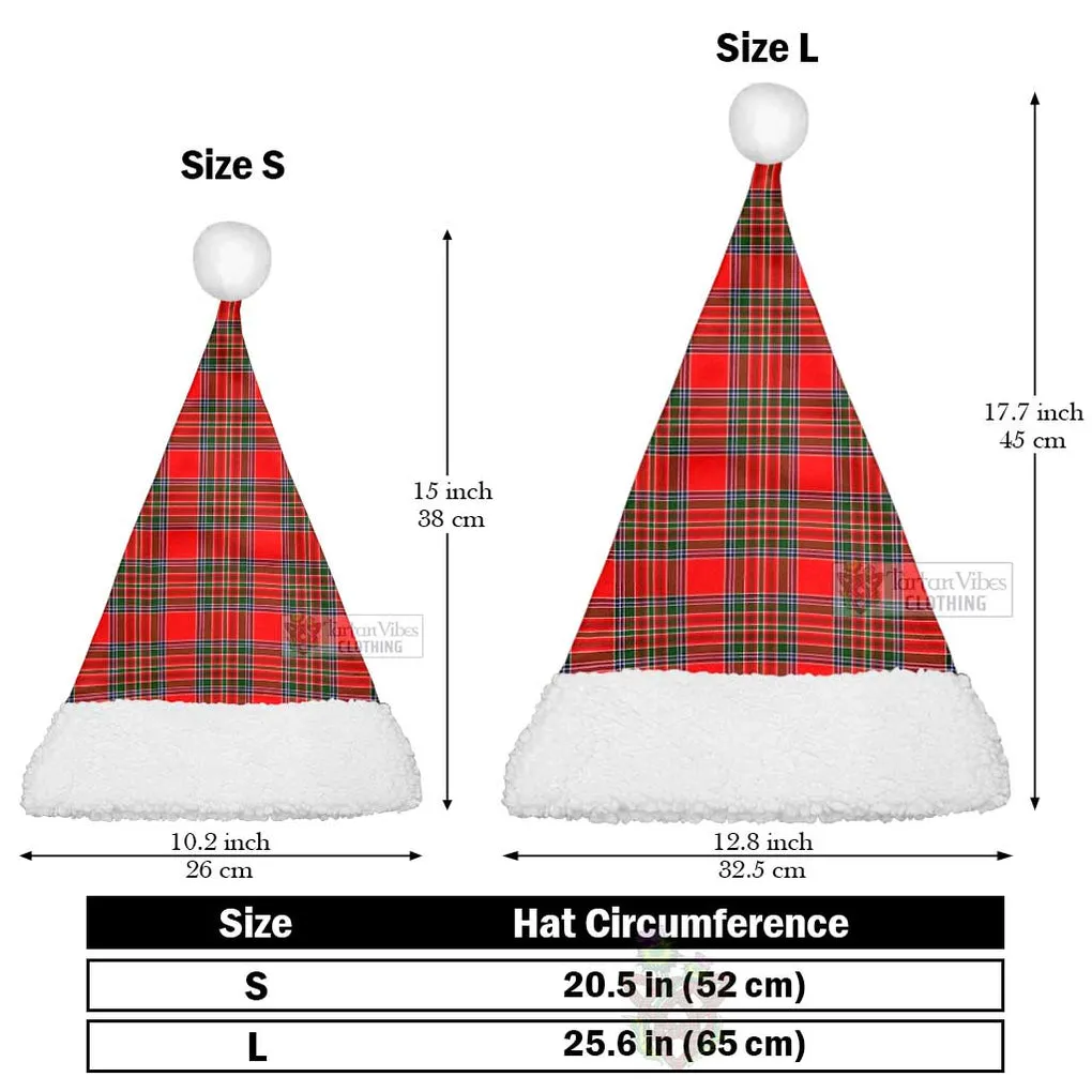 Binning Tartan Christmas Santa Hats