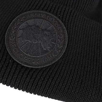 Canada Goose Artic Disc Thermal Toque Beanie All Black
