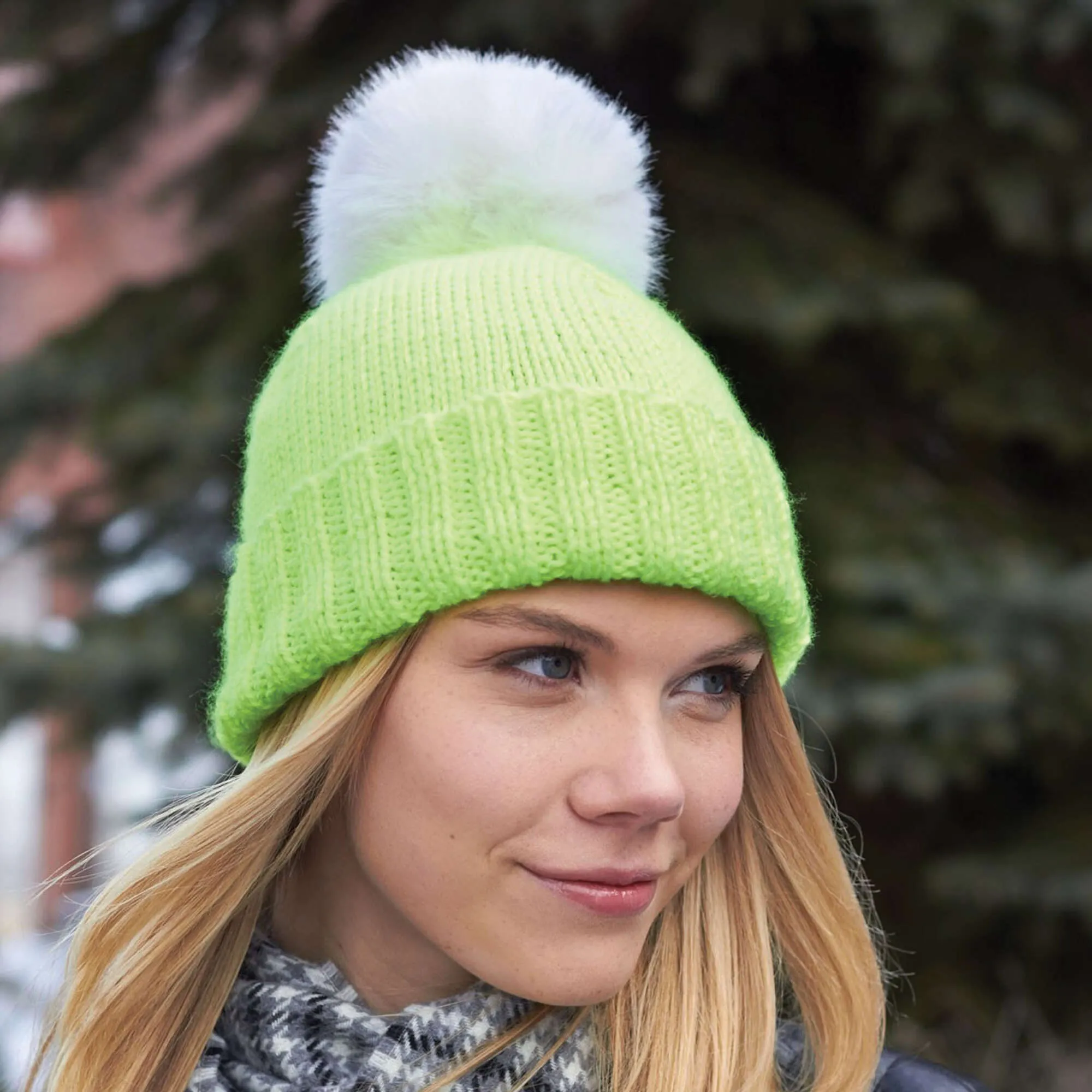 Caron Knit Basic Hat
