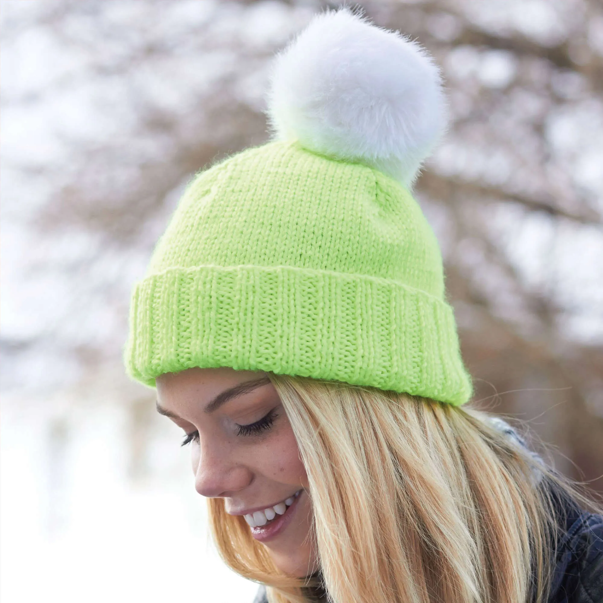 Caron Knit Basic Hat