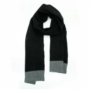 Cashmere Scarves - Black Grey