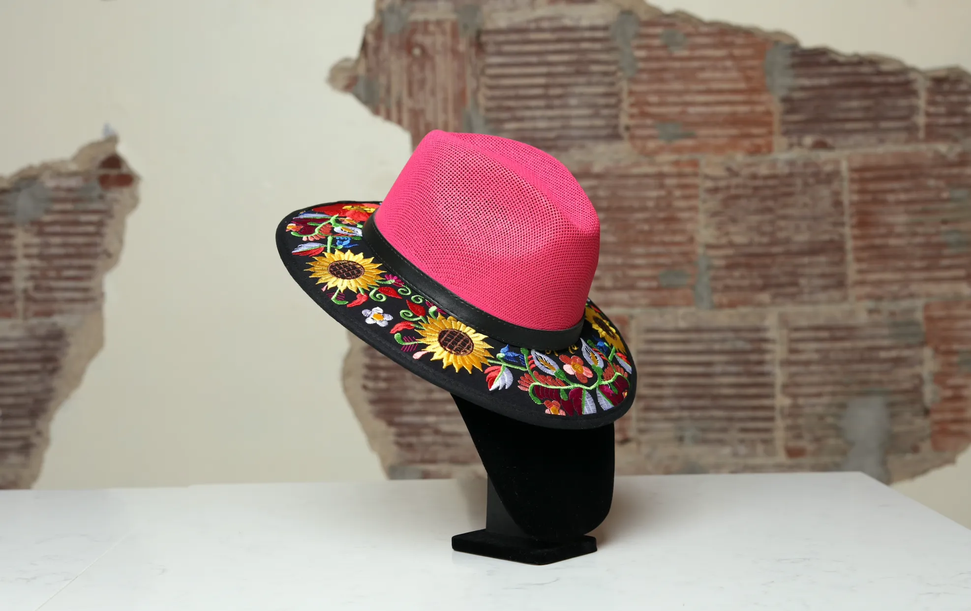 Embroidered Brim Hats