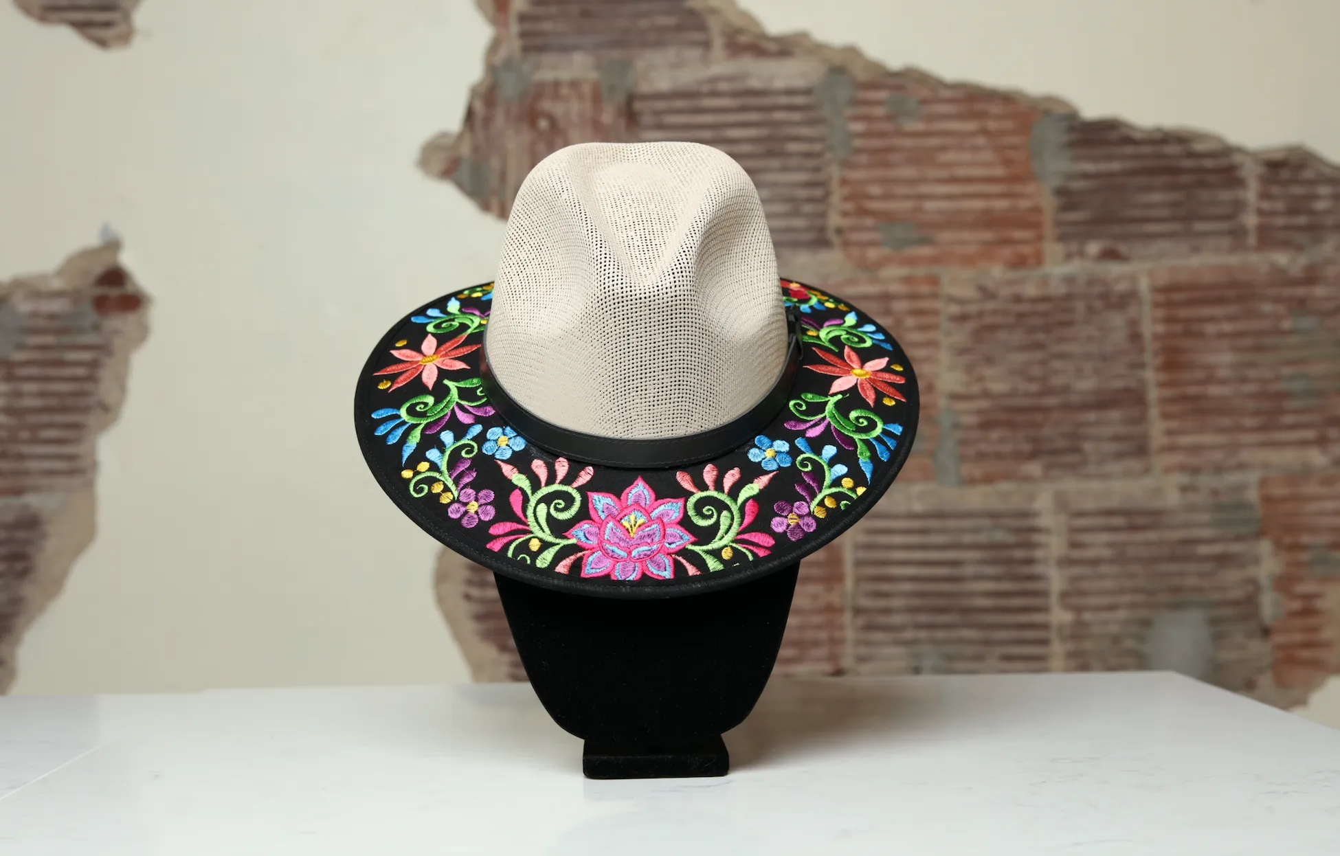 Embroidered Brim Hats