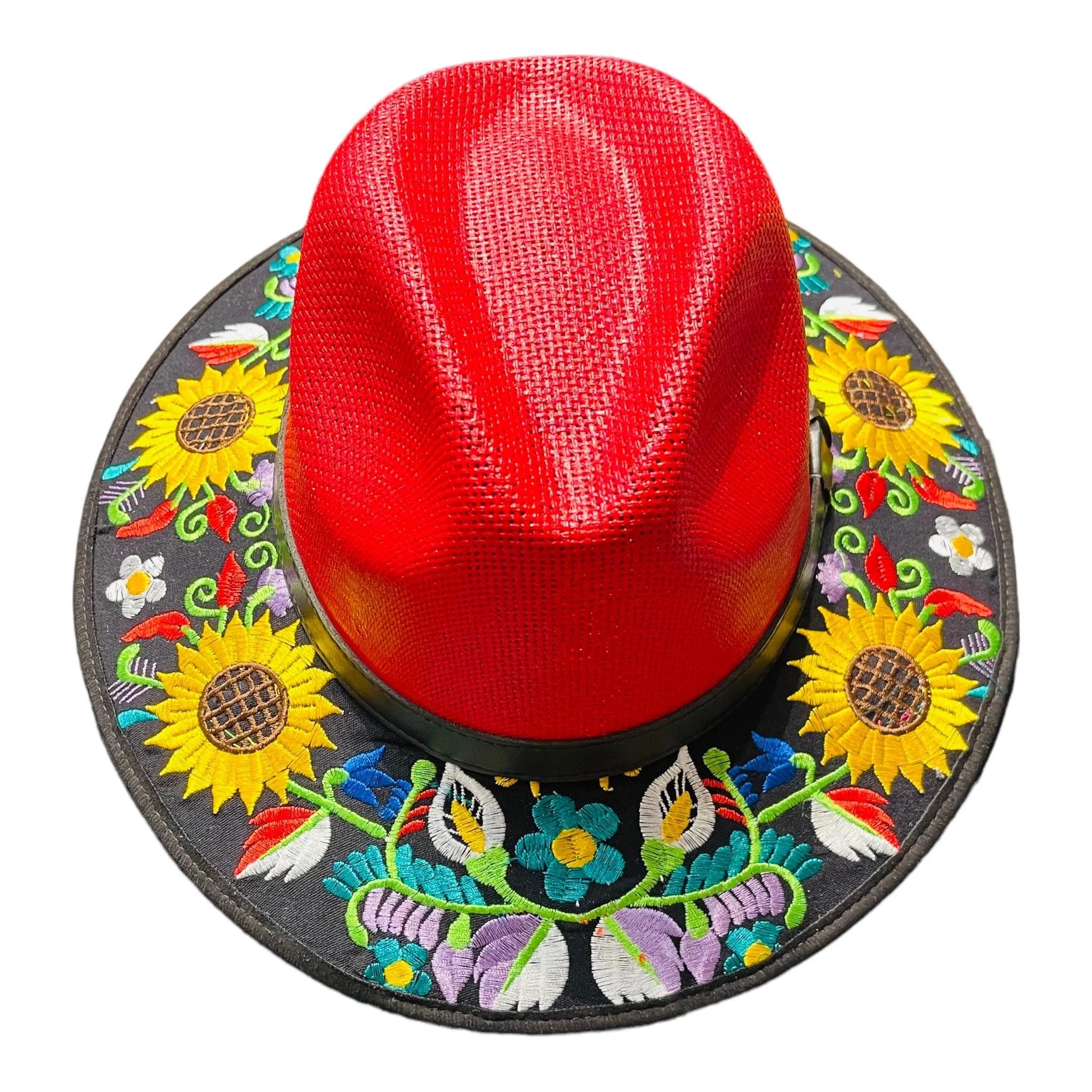 Embroidered Brim Hats