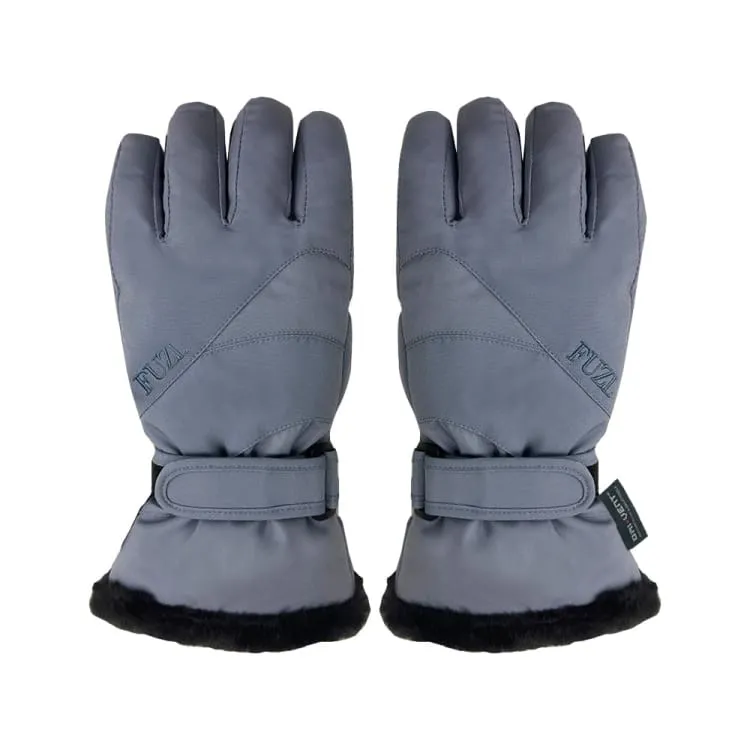 Fuzl Women Fur Snow Glove-STONE