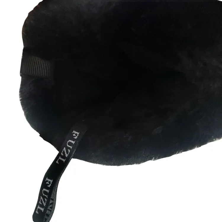 Fuzl Women Fur Snow Glove-STONE