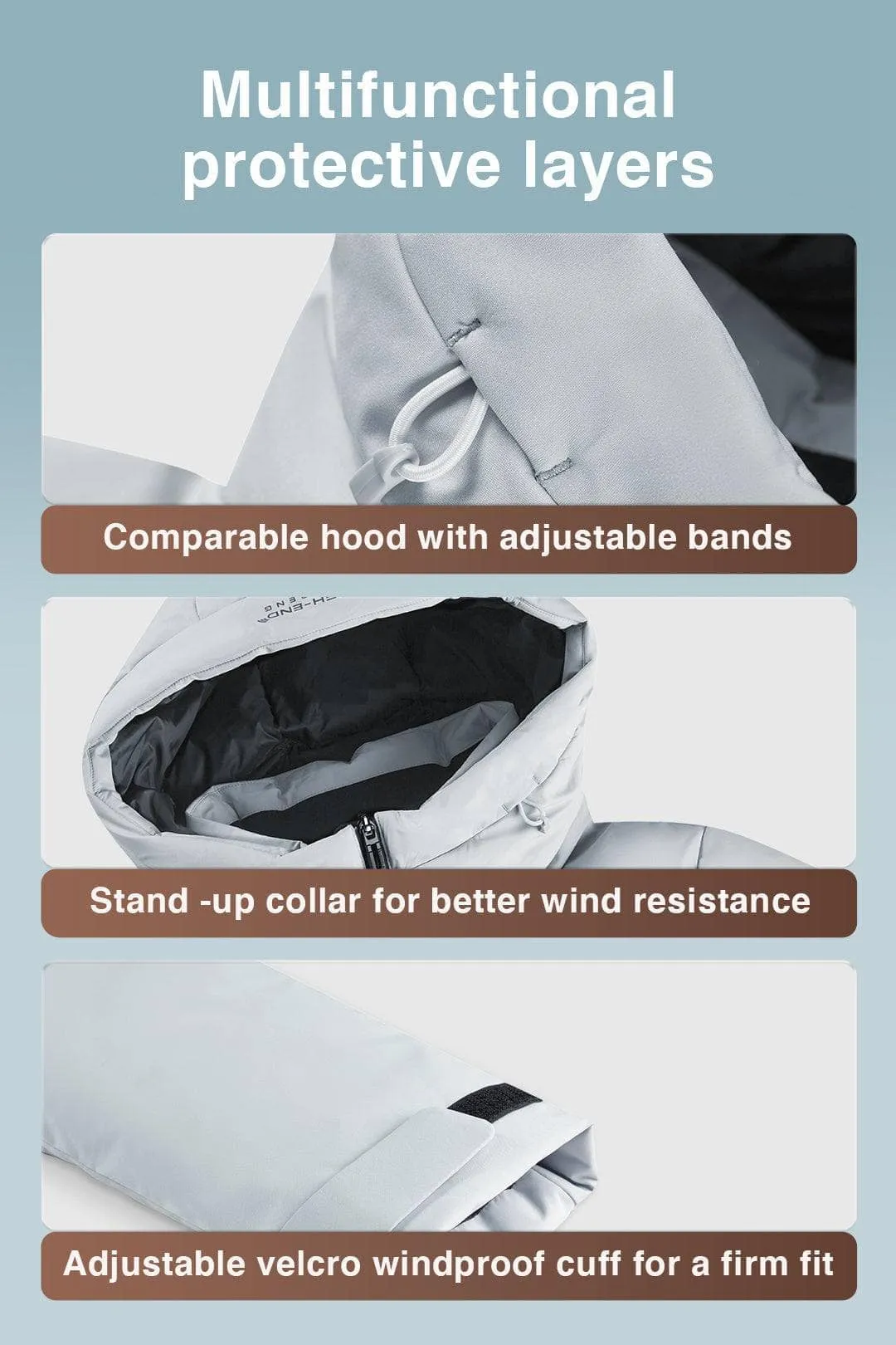 Premium GORE-TEX® Full-Length Down Corset Jacket for Ultimate Warmth and Style