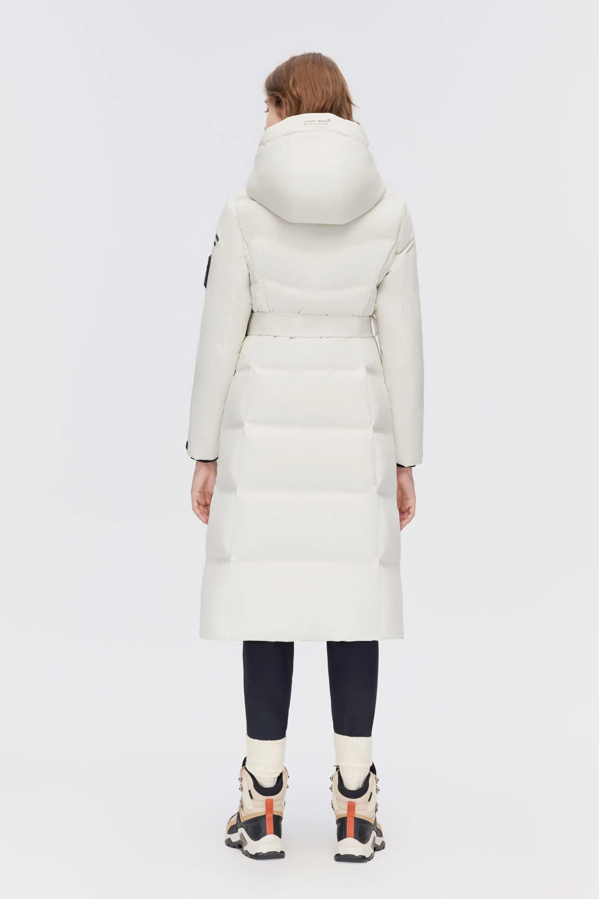 Premium GORE-TEX® Full-Length Down Corset Jacket for Ultimate Warmth and Style