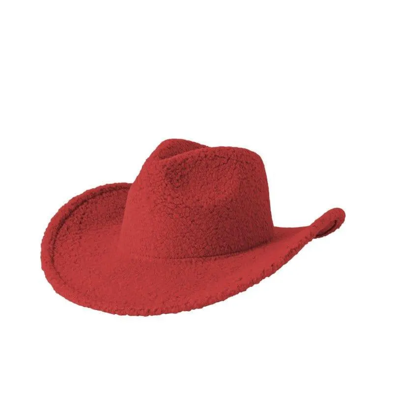 H3443 Fleece Cowboy Hat