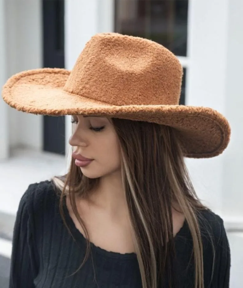 H3443 Fleece Cowboy Hat