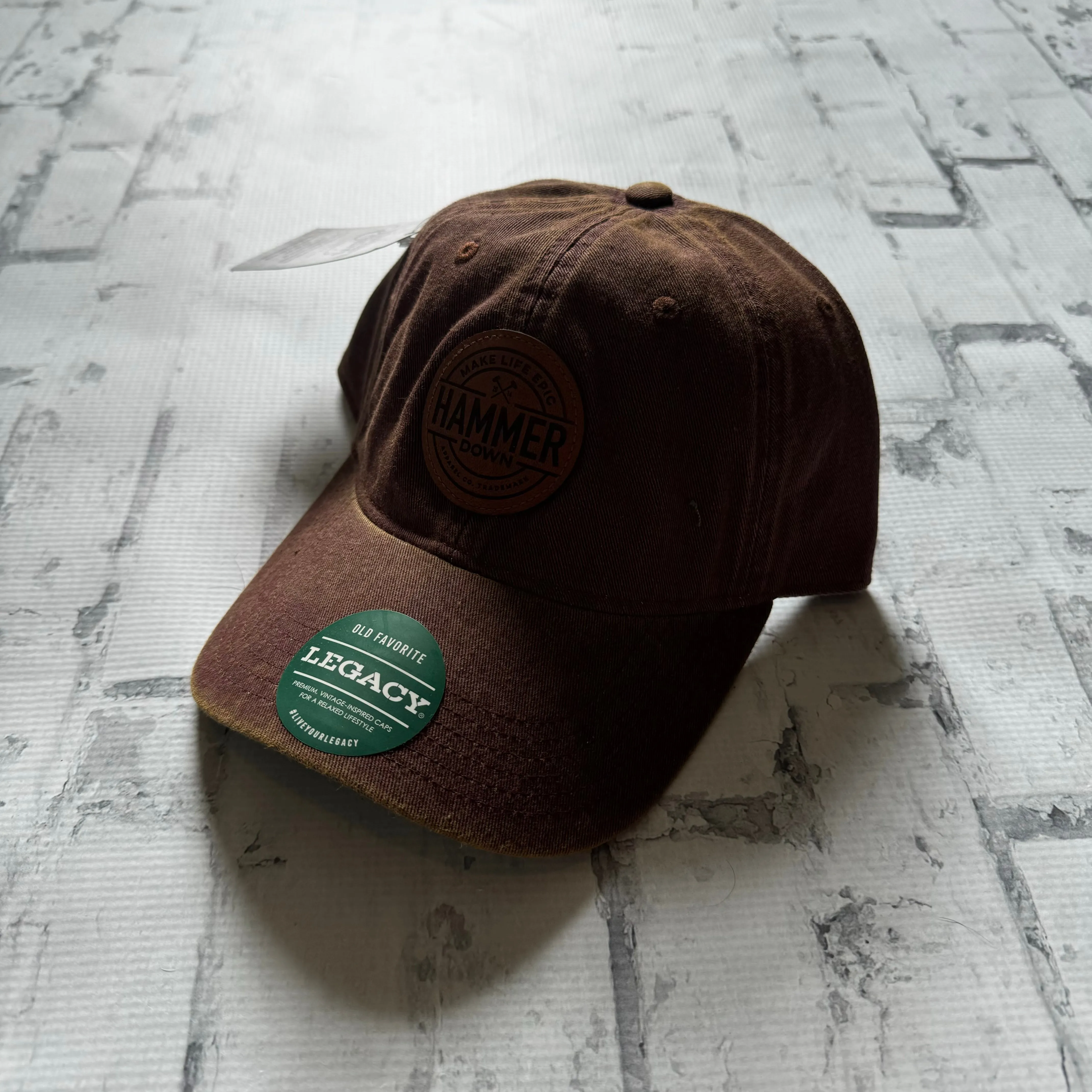 Hammer Down “MLE Circle" Hat - Rust