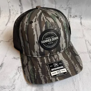 Hammer Down "DTH Badge" Hat - Camo Streak with Vinyl Patch