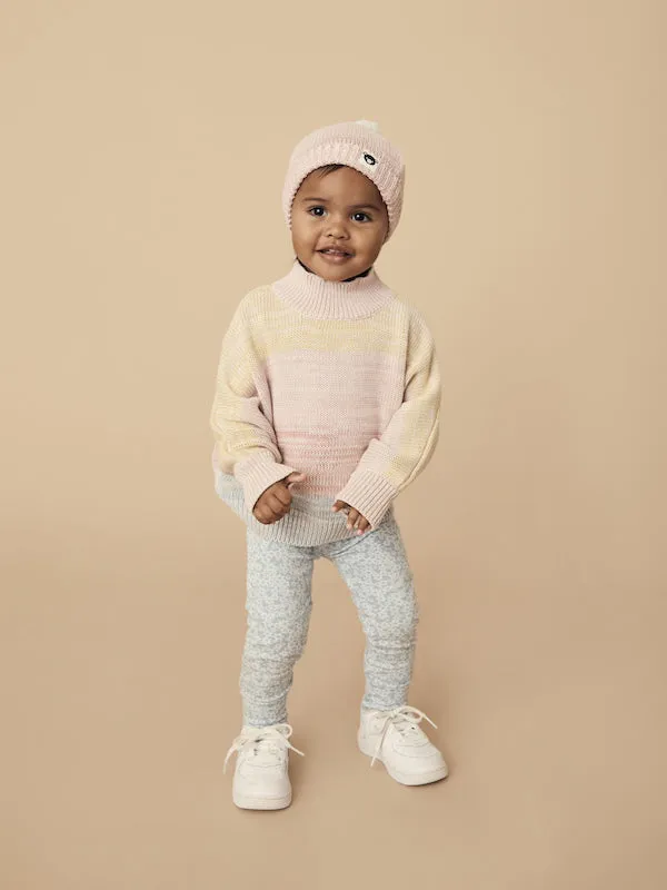 HuxBaby Rainbow Stripe Knit Beanie