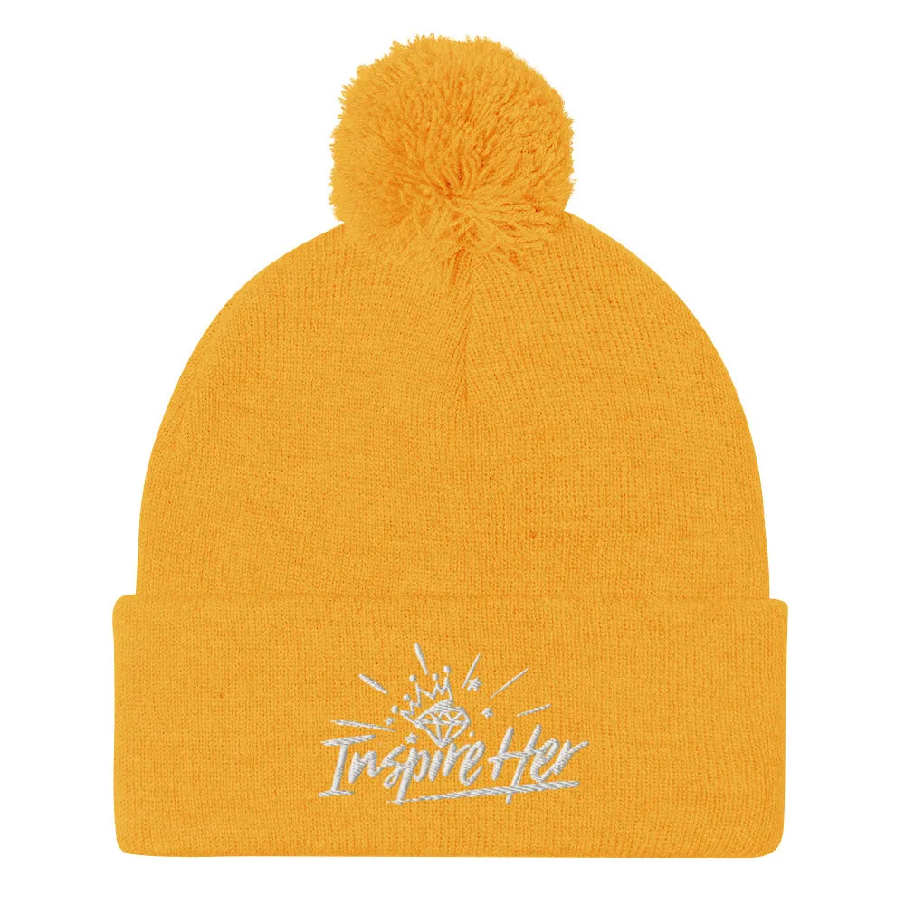 Inspire Her Pom-Pom Beanie