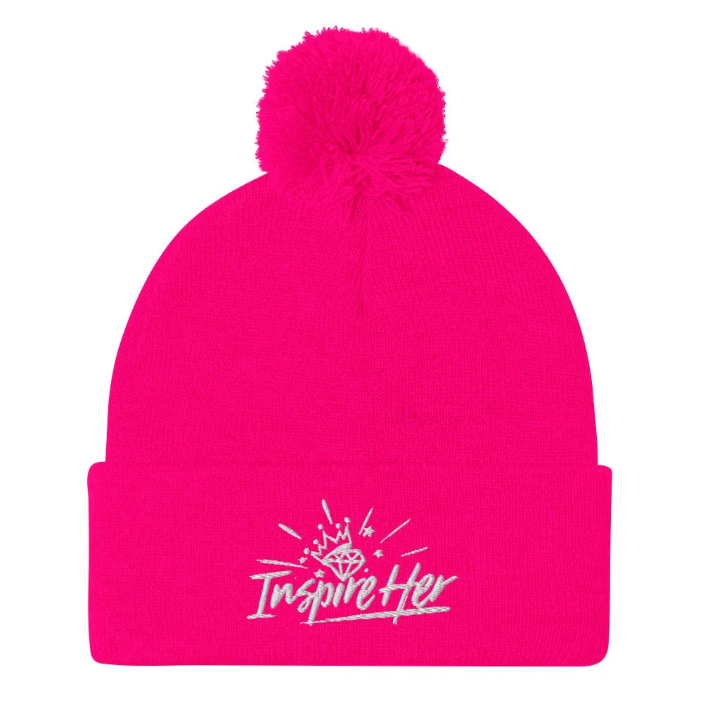 Inspire Her Pom-Pom Beanie