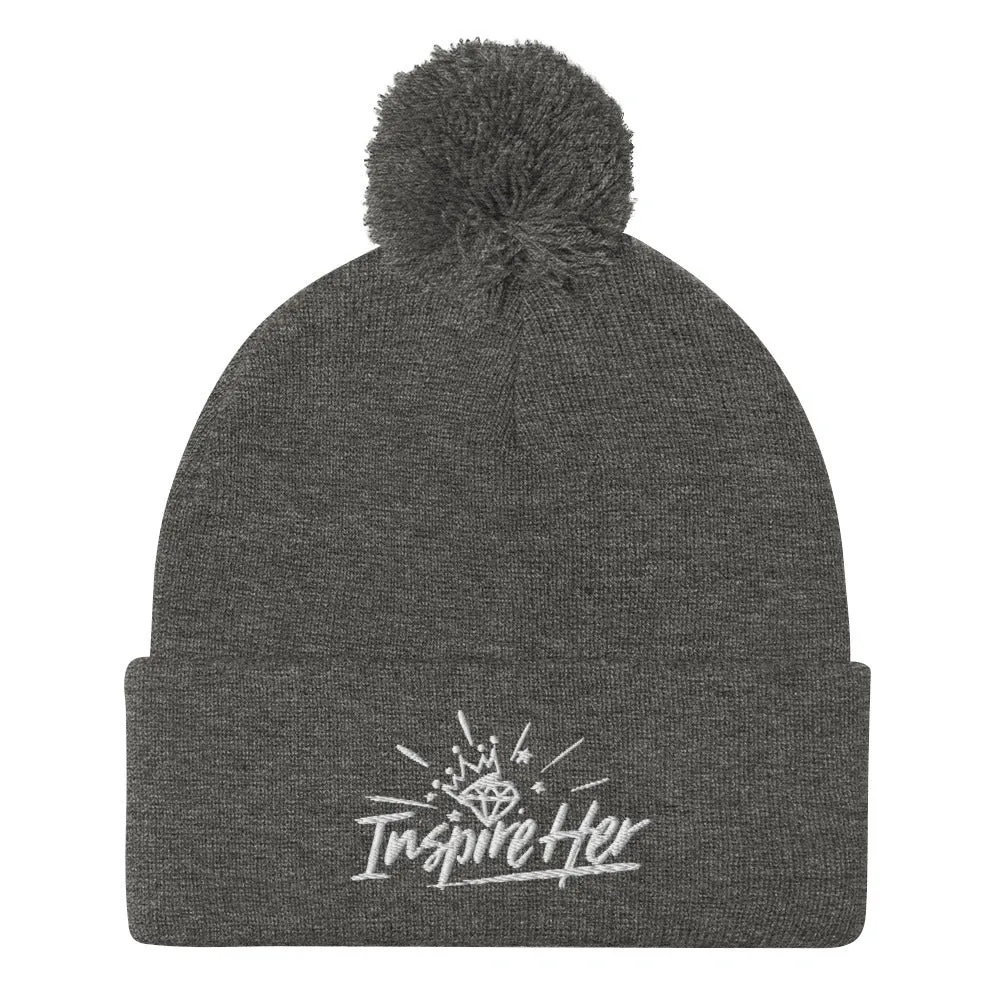 Inspire Her Pom-Pom Beanie