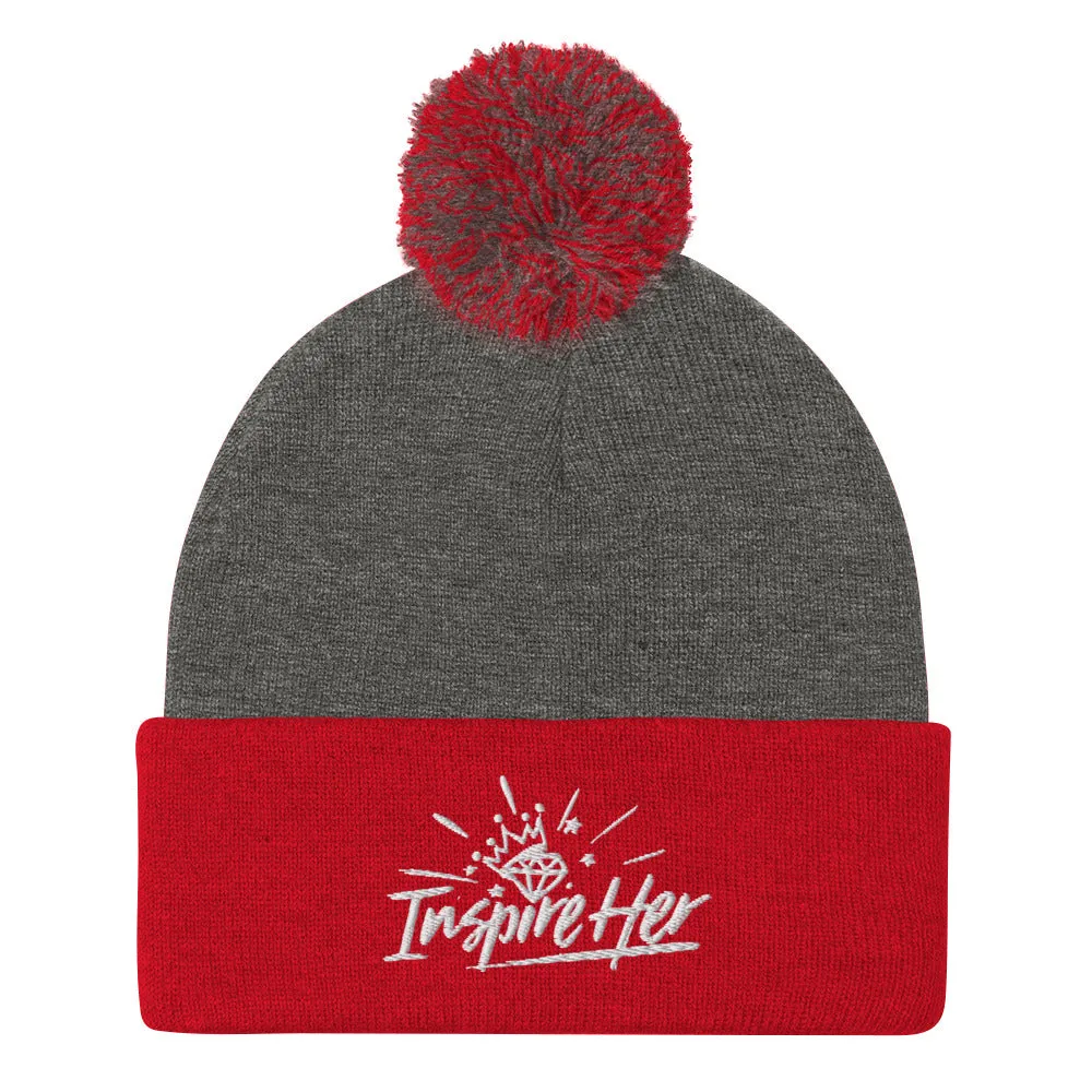 Inspire Her Pom-Pom Beanie