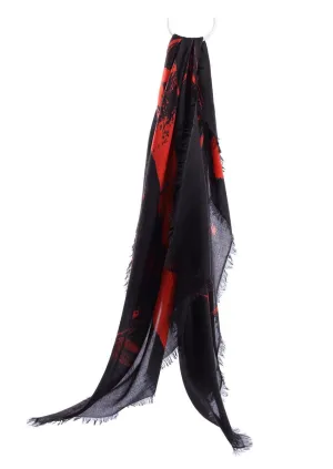 Large size baby cashmere print scarf