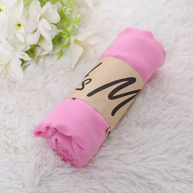 Luxury Brand Women Scarf Cotton Candy Color Hijab Scarf Pashmina Shawls And Wraps Head Scarves Neck Bandana Men Black Scarves