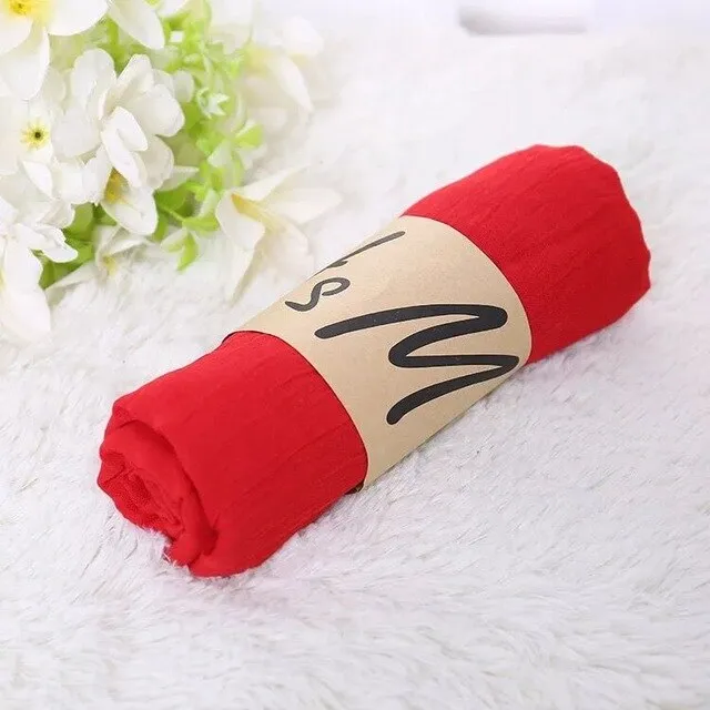 Luxury Brand Women Scarf Cotton Candy Color Hijab Scarf Pashmina Shawls And Wraps Head Scarves Neck Bandana Men Black Scarves
