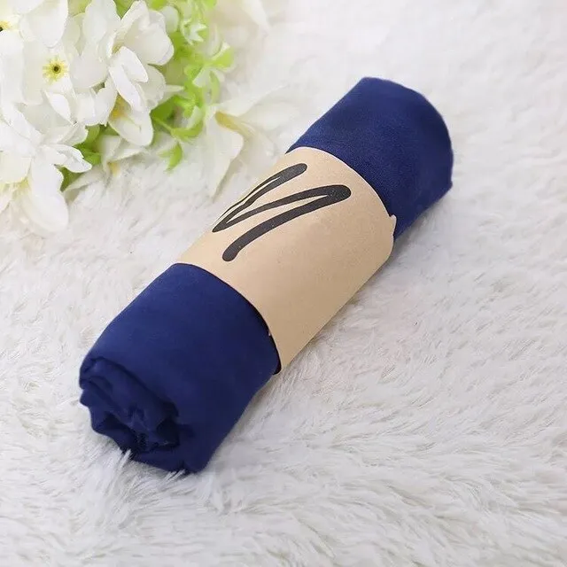 Luxury Brand Women Scarf Cotton Candy Color Hijab Scarf Pashmina Shawls And Wraps Head Scarves Neck Bandana Men Black Scarves