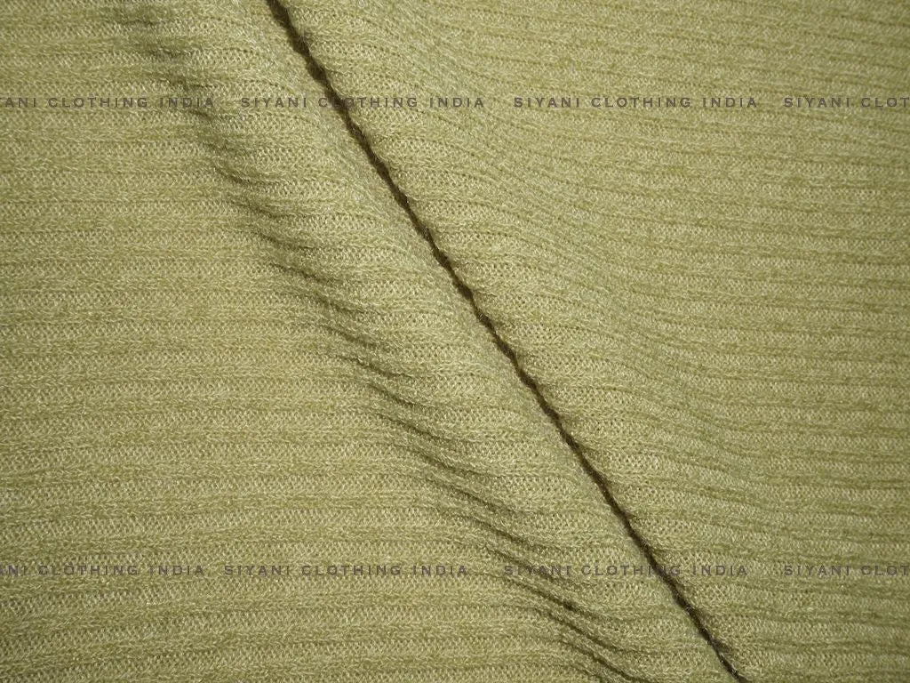 Neon Woven Wool Fabric