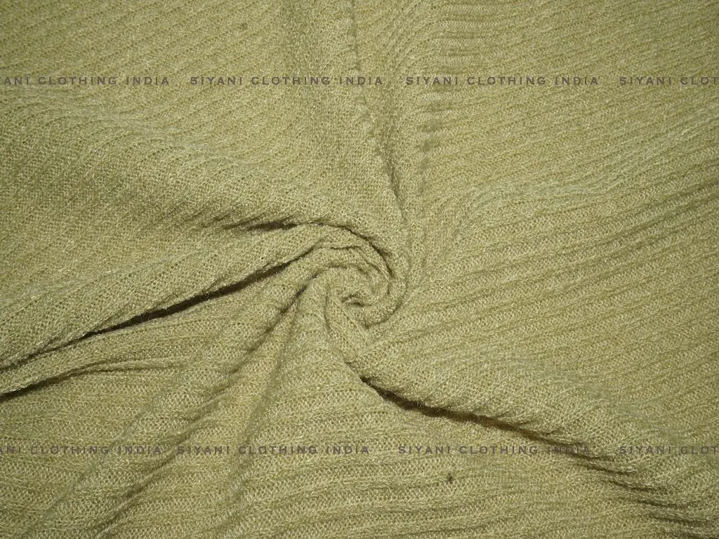 Neon Woven Wool Fabric