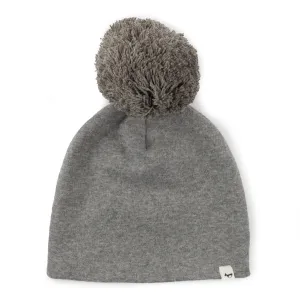 oh baby! Pom Hat - Gray on Coal