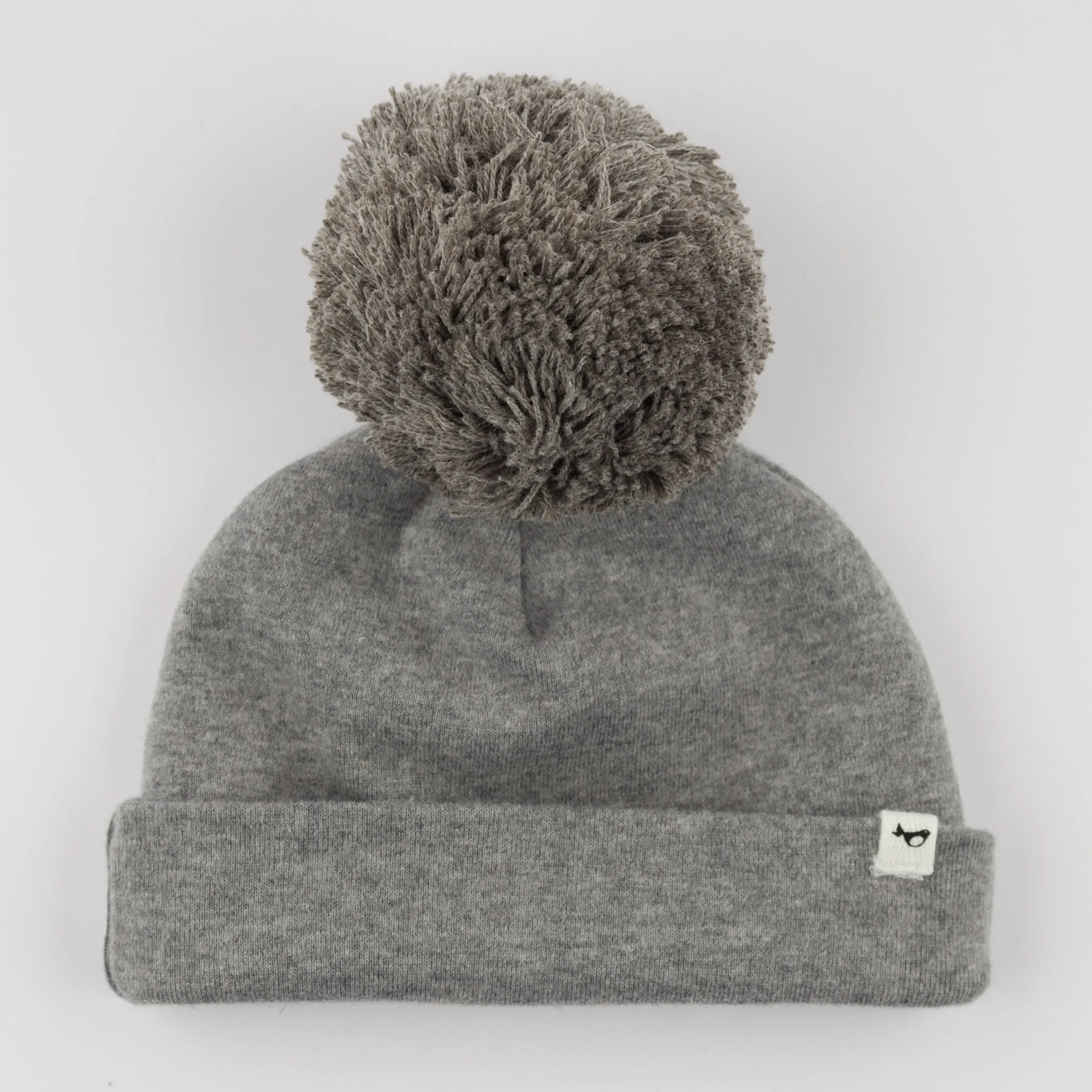 oh baby! Pom Hat - Gray on Coal