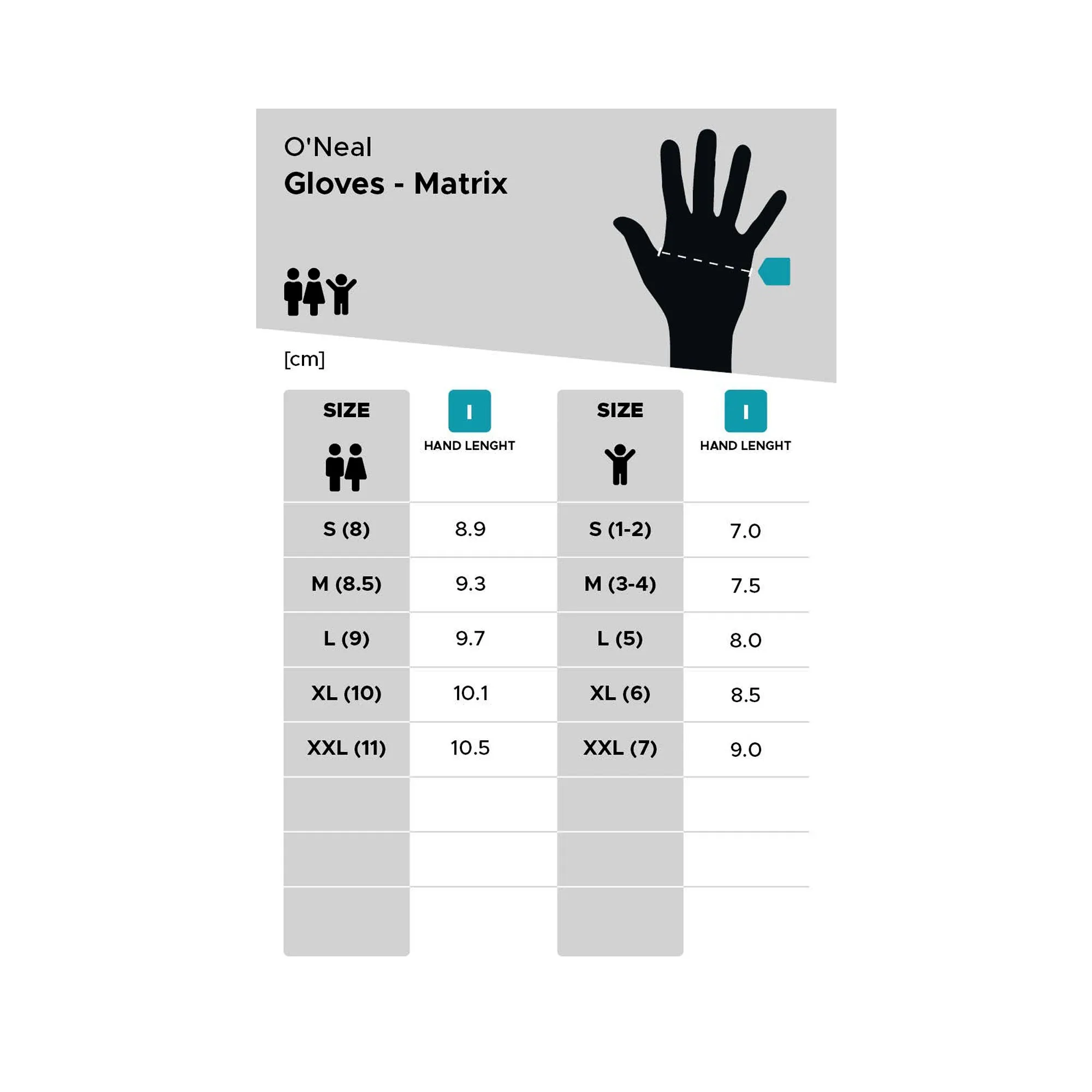 ONEAL Matrix Burnout Hi-Viz Motorcycle Gloves Blue/Black - 823708
