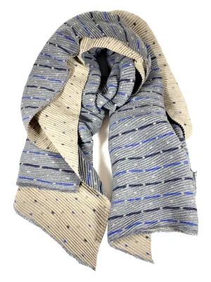 Reversible Acrylic Pleaded Scarves