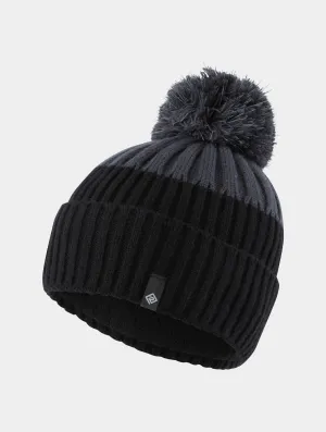 Ronhill Unisex Pom Pom Beanie Bobble Hat Winter Knitted Thermal Fleece Lined Cap