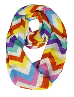 Summer fashion Bright and Beautiful Chevron Design Infinity Scarf