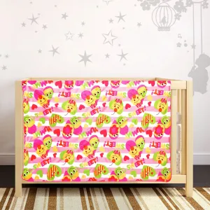 Sweet Cupcake Pink And Yellow Blanket