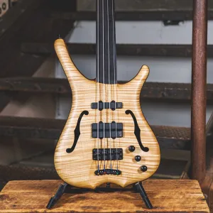 Warwick 2008 Infinity F-Hole Fretless Flamed Maple With Gig Bag - Used